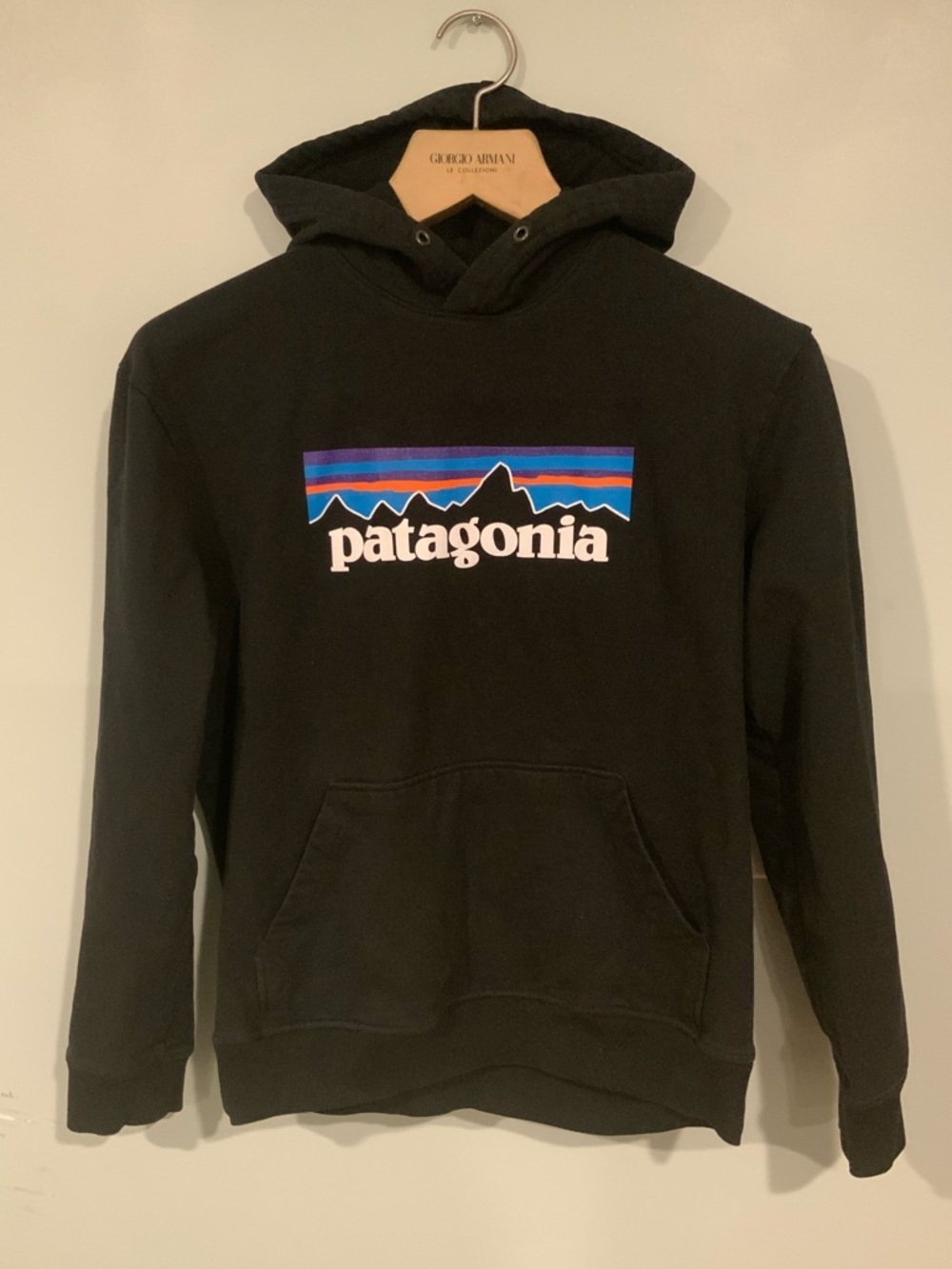 Patagonia Logo Hoodie Pullover Sweatshirt - Picture 1 of 8